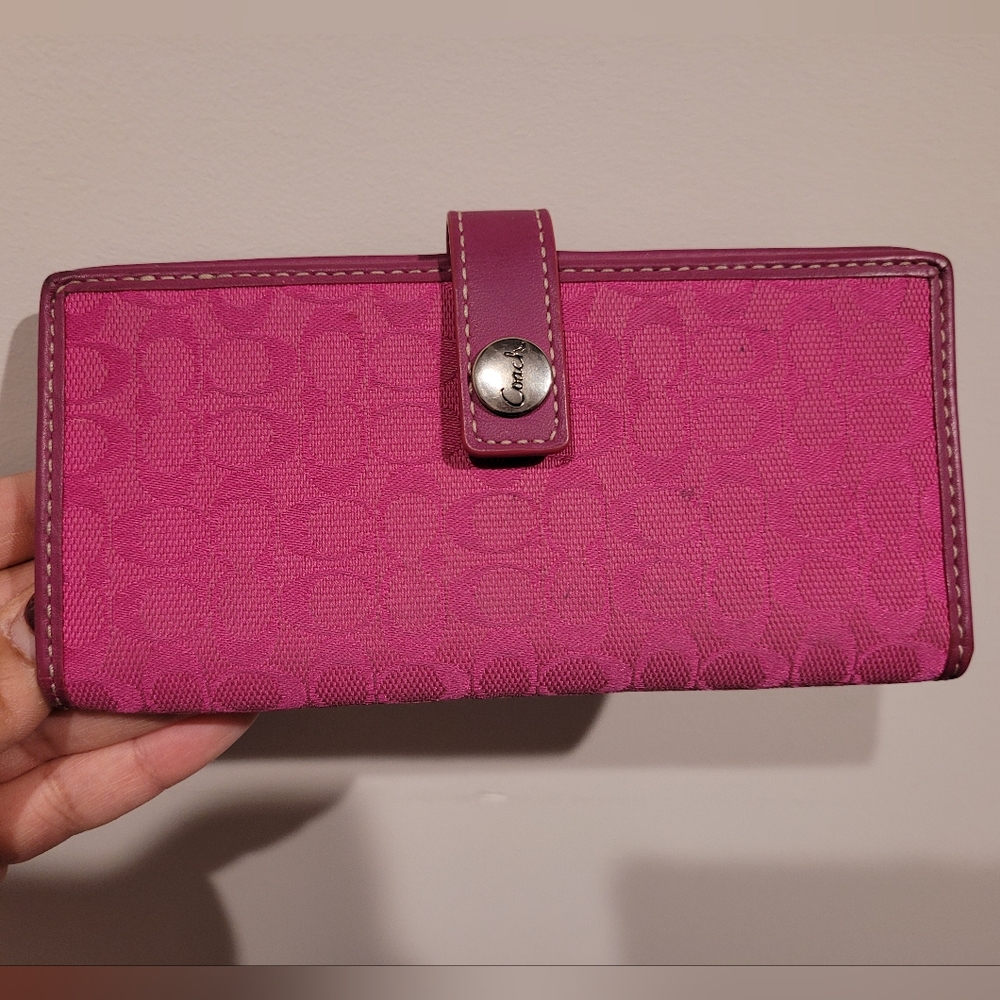 Coach Wallet & Checkbook Holder